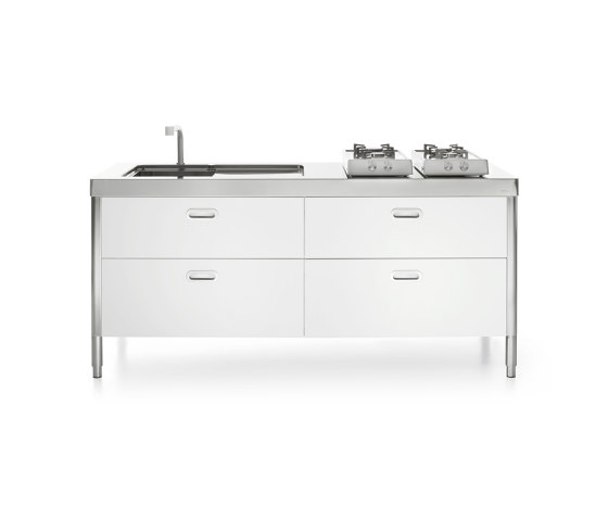 STEEL KITCHENS - Compact kitchens from ALPES-INOX | Architonic