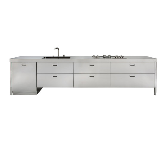 Washing and cooking kitchens LC370-L60+C90+C90+C120/1 | Cuisines compactes | ALPES-INOX