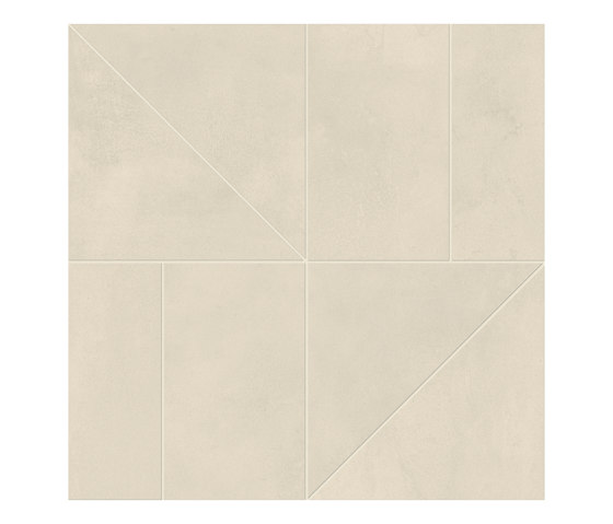 Multiforme Dune | Zig Caolino Tessere 29,2x29,2 | Baldosas de cerámica | Marca Corona