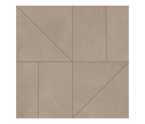 Multiforme Dune | Zig Creta Tessere 29,2x29,2 | Piastrelle ceramica | Marca Corona