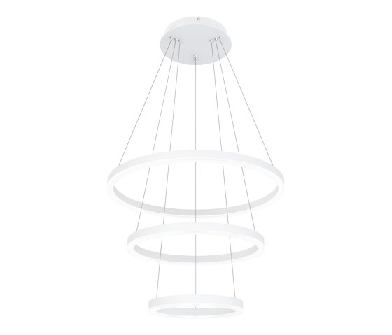 Layer 3 White Led Pendant Light | Lámparas de suspensión | Valaisin Grönlund