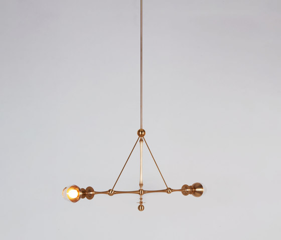 Rue Sala Two Arm Pendant | Suspensions | Roll & Hill