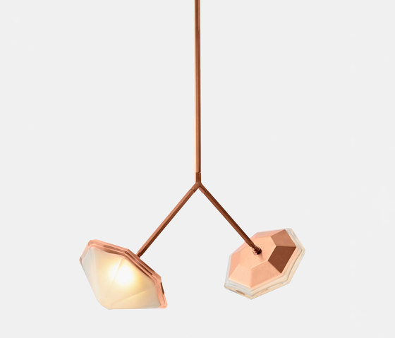 Myriad Wishbone Double Pendant | Suspended lights | Gabriel Scott