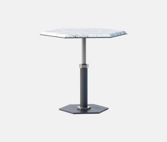 Pedestal Hexagon Side Table | Tables d'appoint | Gabriel Scott