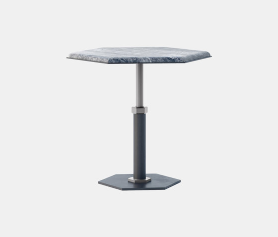 Pedestal Hexagon Side Table | Side tables | Gabriel Scott