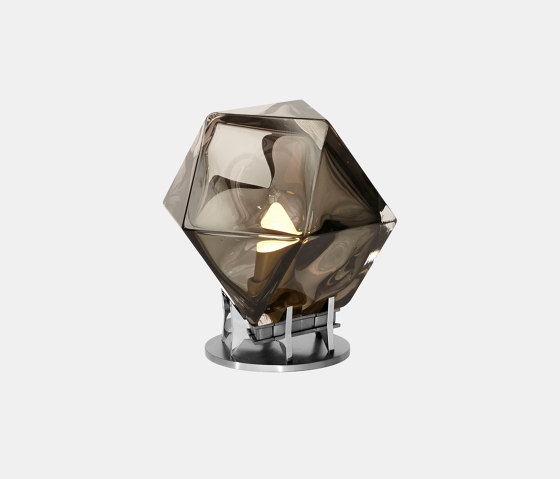 Welles Double-Blown Glass Desk Lamp | Lampade tavolo | Gabriel Scott