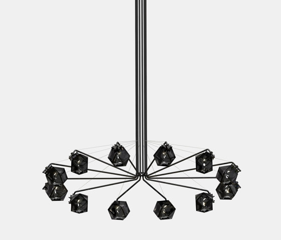 Welles Central Chandelier 12 by Alessandro Munge | Lámparas de suspensión | Gabriel Scott