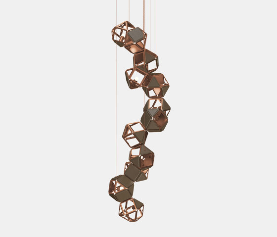 Welles Vertical Chandelier by Sybille de Margerie | Pendelleuchten | Gabriel Scott