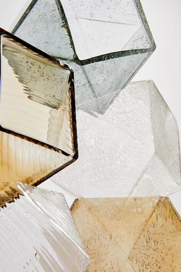 Welles Textured Glass | Floor lights | Gabriel Scott