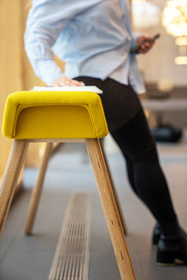 The Pommel Bench | Ergonomic Upholstered Perching Bench | Sitzbänke | GreyFox