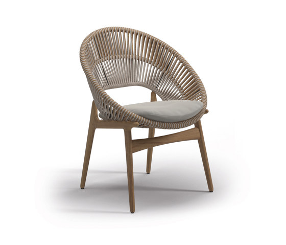 Bora Dining Chair With Arms | Chaises | Gloster Furniture GmbH