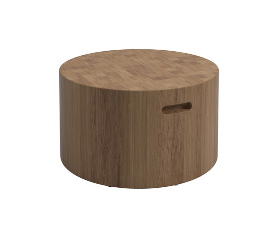 Block 62.5cm Round Side Table | Mesas auxiliares | Gloster Furniture GmbH