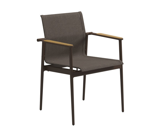 180 Stacking Chair with Teak Arms | Chairs | Gloster Furniture GmbH