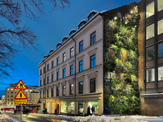 Outdoor Vertical Garden | Storgatan 1 | Green facades | Greenworks