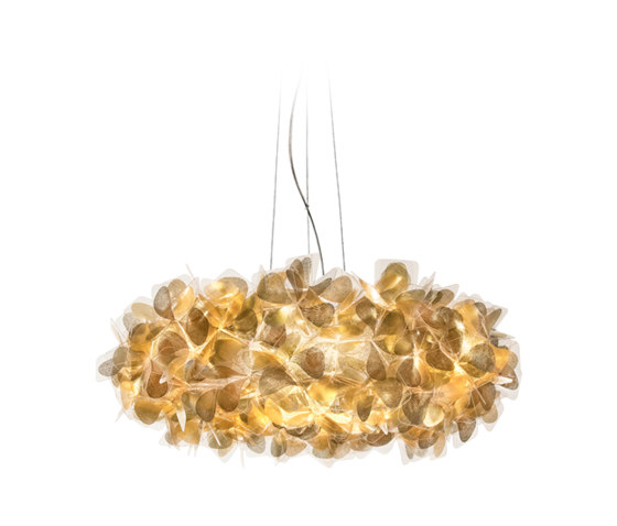 Clizia Suspension Large | Mama Non Mama Gold | Transparent Wire | Suspended lights | Slamp