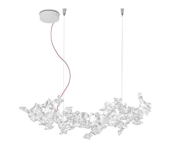 Hanami Suspension Large | Red Wire | Pendelleuchten | Slamp