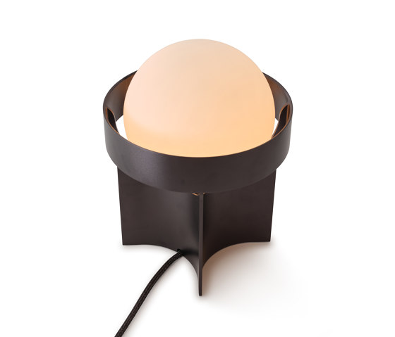 Loop Large table lamp Dark Grey with Sphere IV | Lampade tavolo | Tala