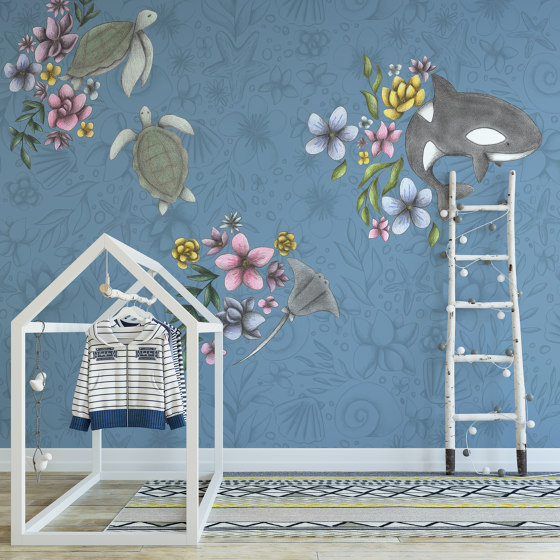 Aquatica | Aquatica Flower | Wall coverings / wallpapers | Ambientha