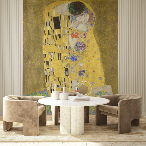 Gustav Klimt | The Kiss | Carta parati / tappezzeria | Ambientha