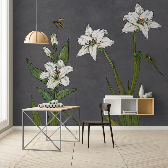 Lily | Lily Concrete | Wall coverings / wallpapers | Ambientha