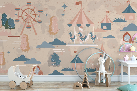 Luna Park | Luna Park Moon | Wall coverings / wallpapers | Ambientha