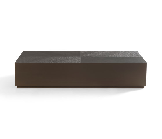 Basalt Coffee Table Brushed Oak + Softtouch Bronze | Tavolini bassi | DAMI Luxury Interior