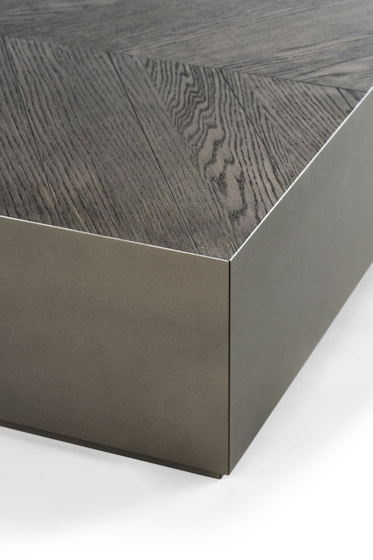 Basalt Coffee Table Brushed Oak + Softtouch Bronze | Couchtische | DAMI Luxury Interior