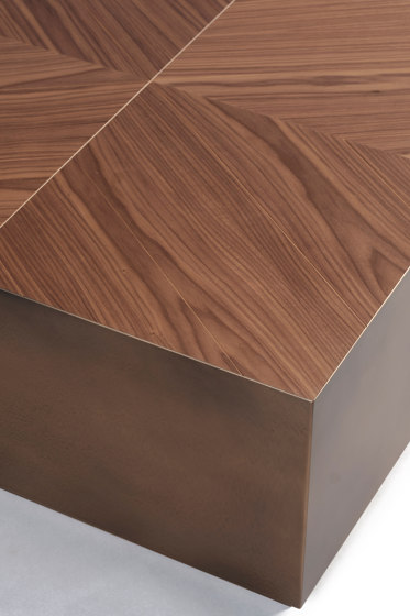 Basalt Coffee Table Brushed Oak + Metal Lacquer | Tavolini bassi | DAMI Luxury Interior