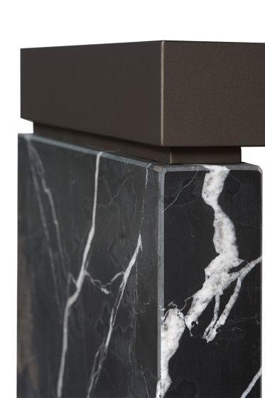 Cinnabar Console Brushed Oak + Marble + Softtouch | Consolle | DAMI Luxury Interior