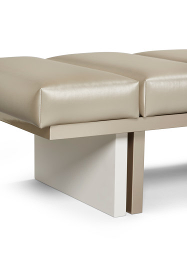 Nova Pouf Soft Touch Frame + High Gloss Frame + Fabric Cat. 3 | Benches | DAMI Luxury Interior