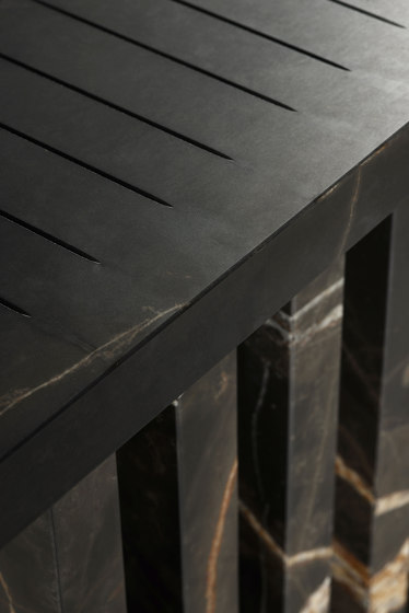 Orion Console Table Marble Bronze F + Matrix Metal Lacquer | Consolle | DAMI Luxury Interior