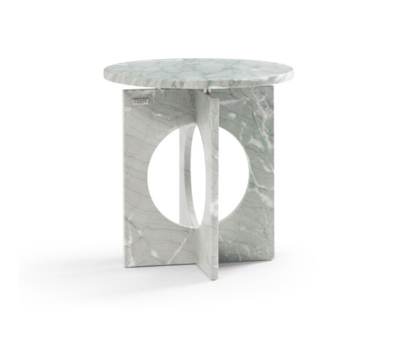 Ruby Side Table Marble Bourgogne Verde | Mesas auxiliares | DAMI Luxury Interior