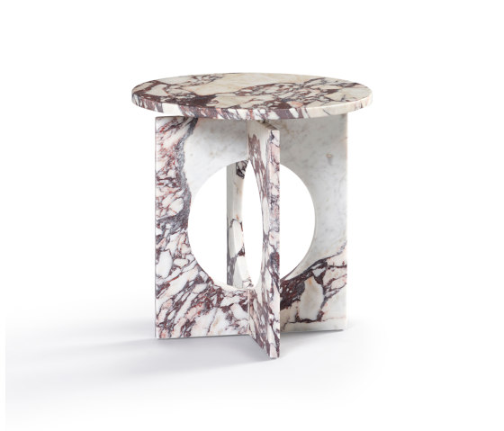 Ruby Side Table Marble Calacatta Viola | Tavolini alti | DAMI Luxury Interior