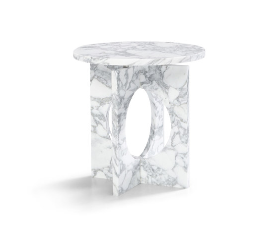 Ruby Side Table Marble Arrabescato | Tables d'appoint | DAMI Luxury Interior