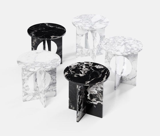 Ruby Side Table Marble Arrabescato | Mesas auxiliares | DAMI Luxury Interior