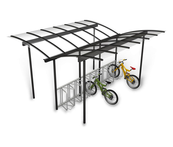 Combi Bike shelter | Range-vélos | Euroform W