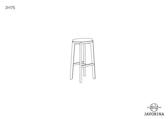 Juro | Barstool JH75 S C | Bar stools | Javorina