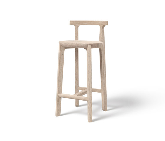 Juro | Barstool with back JHB65 W | Counter stools | Javorina