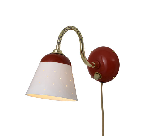 Alma Wall Light, With Dimmer, Coral | Appliques murales | Original BTC