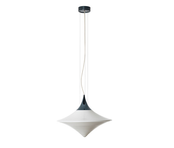 Disca L Opal White & Fume Blue | Suspended lights | Hind Rabii