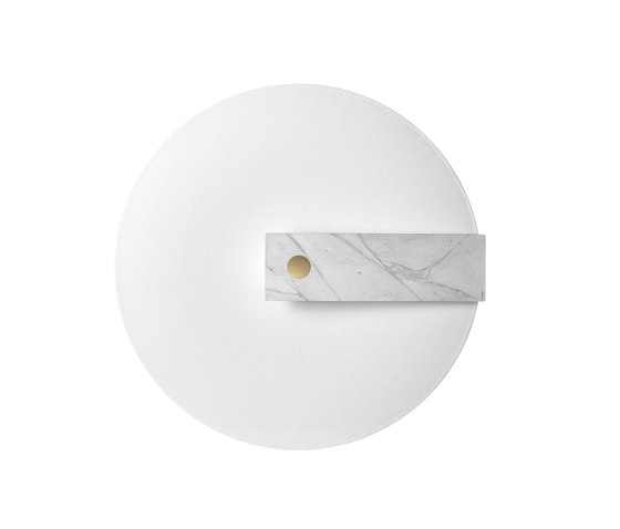 Meridiana Wall L White Marble | Wall lights | Hind Rabii