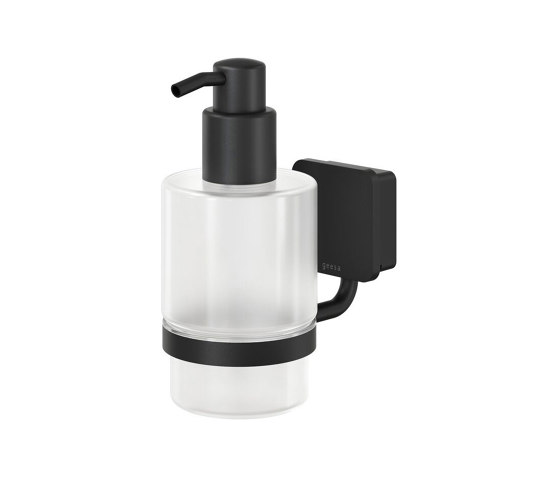 Topaz Black | Soap dispenser 200 ml Black | Soap dispensers | Geesa