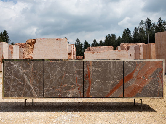 Brown natural stones | Ombra di Caravaggio | Natural stone tiles | Margraf