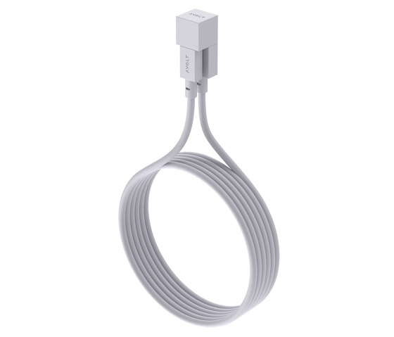 CABLE 1 USB A to Lightning Silicone MFi charging cable, 1.8m - GOTLAND GRAY | Prese USB | Avolt