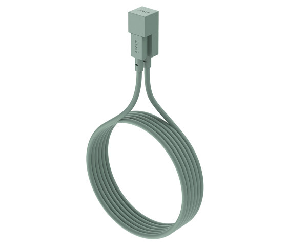 CABLE 1 USB A to Lightning Silicone MFi charging cable, 1.8m - OAK GREEN | Prese USB | Avolt