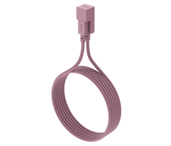 CABLE 1 USB A to Lightning Silicone MFi charging cable, 1.8m - RUSTY RED | Prese USB | Avolt