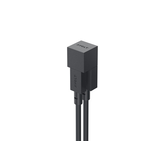 CABLE 1 USB A to Lightning Silicone MFi charging cable, 1.8M - STOCKHOLM BLACK | Prese USB | Avolt