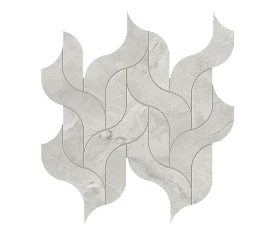 Marvel X Grey Cloud Mosaico Waterfall Lappato | Keramik Mosaike | Atlas Concorde