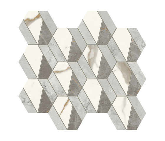 Marvel X Mosaico Hive Hex Lappato | Ceramic mosaics | Atlas Concorde