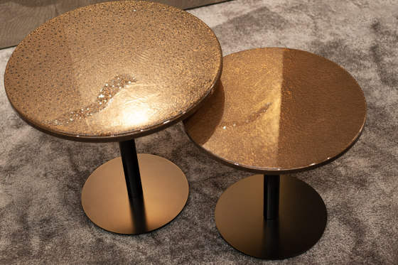 MIDAS Metall Table I Bronze antique-rustic | Tables d'appoint | Midas Surfaces